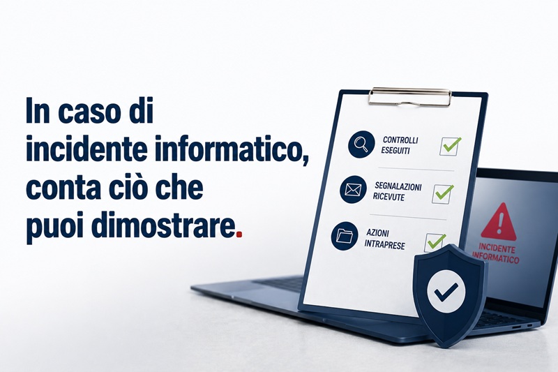 In caso di incidente informatico conta ciò che puoi dimostrare